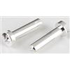 TQ Racing 4mm Bullet Battery Connectors, Silver Plated, 18mm Length (2)