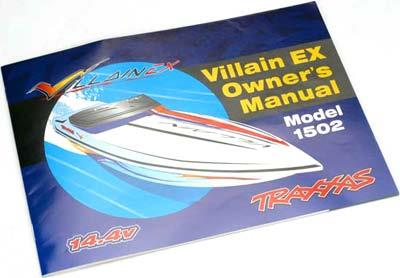 Traxxas Villain Ex Instruction Manual