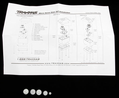 Traxxas Servo Gear Set For TRX2065 Waterproof Sub-Micro Servo