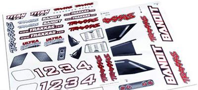 Traxxas Bandit Decal Sheet