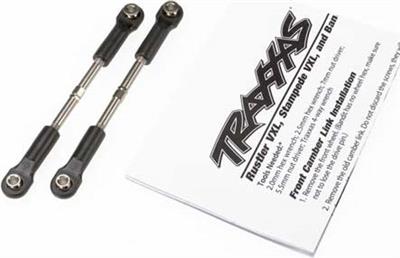 Traxxas Bandit Front Toe Turnbuckles With Rod Ends, 55mm (2)