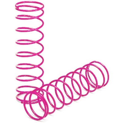 Traxxas Rear Shock Springs, pink for Rustler/Stampede