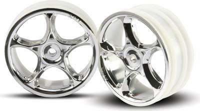 Traxxas Bandit Tracer Front 2.2" Rims, Chrome (2)