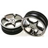 Traxxas Bandit Tracer Front 2.2" Rims, Black Chrome (2)