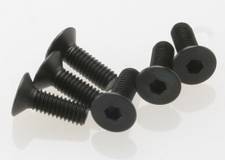 Traxxas 4 x 12mm Countersunk Hex Drive Flat Head Screws (6)