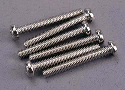 Traxxas 3 x 23mm Roundhead Phillips Machine Screws (6)