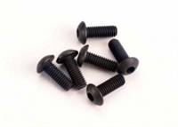 Traxxas 3x8mm Button Head Machine Hex Drive Screws (6)