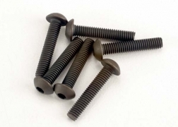 Traxxas 3 x 15mm Button Head Machine Hex Drive Screws (6)