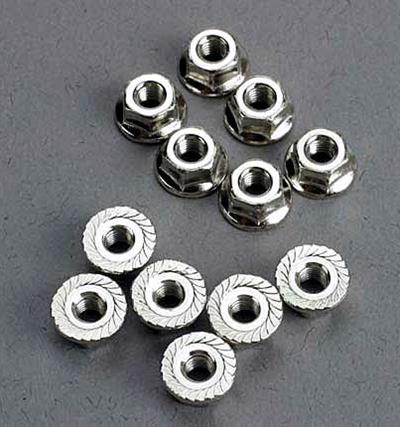 Traxxas 3mm Flanged Nuts (12)