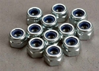 Traxxas 3mm Locking Nuts, nylon (12)