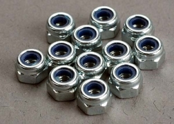 Traxxas 3mm Locking Nuts, nylon (12)