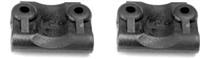 Traxxas 0 Deg Rear Susp. Arm Mounts, (2) Nr/Ns