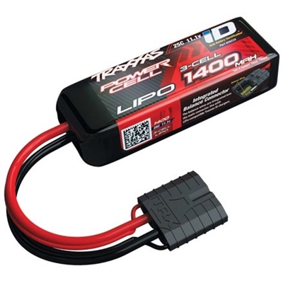 Traxxas 1400mAh 11.1 3S 25 Lipo Battery with iD connector