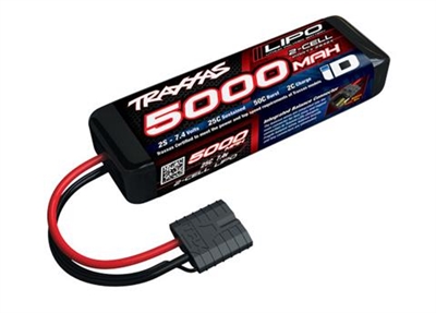 Traxxas 5000mAh Power Cell 7.4v Lipo Battery Pack, 25c (short)