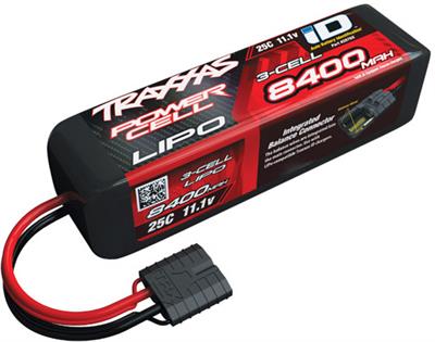 Traxxas 8400mAh Power Cell 11.1v 3s Lipo Battery Pack, 25c