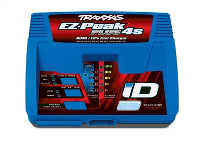 Traxxas EZ-Peak 4S 8-amp NiMH/LiPo AC Fast Charger with iD Auto Battery Identification