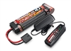 Traxxas 2-amp NiMH Peak Detecting AC Charger and 3000mAh 8.4V 7-cell Flat NiMH battery