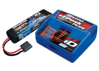 Traxxas EZ-Peak Plus charger with 7600mAh 7.4v 2S Lipo Battery (1)