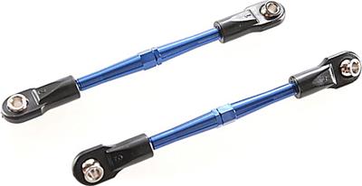 Traxxas Rustler VXL/Slash 59mm Turnbuckles, blue aluminum (2)