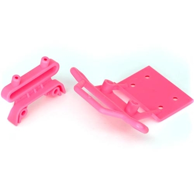 Traxxas Monster Jam Front Bumper and Bumper Mount, pink