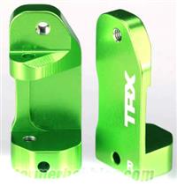 Traxxas Grave Digger 30 Degree Caster Blocks, green aluminum (2)