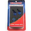 Traxxas Rustler/Slash/Bandit Steering Blocks, blue aluminum (2)