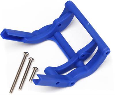 Traxxas Son-Uva Digger Wheelie Bar Mount And Hardware, Blue