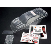 Traxxas Rustler VXL Clear Body with Decals and Wing