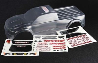 Traxxas E-Maxx Brushless Clear Body, Requires Painting