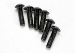 Traxxas 4 x 14mm Button Head Machine Hex Drive Screws (6)