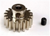Traxxas Machined Steel Pinion Gear-32 pitch, 18 tooth