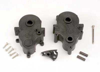 Traxxas E-Maxx Transmission Case, Front And Rear Gearbox Halves