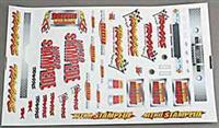 Traxxas Nitro Stampede Decal Sheet