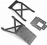 Traxxas Nitro Stampede Skid Plates And Tranny Spacer Plate