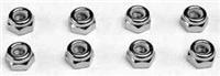 Traxxas Revo/Jato/Maxx/Slayer 5mm Locknuts, Nylon (8)