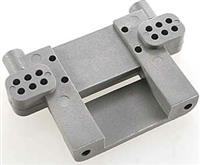 Traxxas Nitro Rustler/Nitro Stampede Rear Bulkhead, Grey Plastic