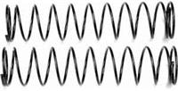 Traxxas Nitro Rustler Rear Springs, Black (2)