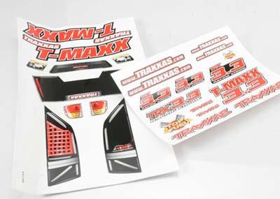 Traxxas T-Maxx 3.3 Decal Sheets For Long Wheelbase Chassis