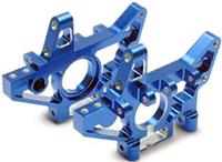 Traxxas Maxx Rear Bulkheads, Left And Right, Blue Aluminum