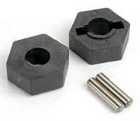 Traxxas Revo/Maxx/Slayer Hex Wheel Hubs With Axle Pins (2)