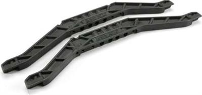 Traxxas T-Maxx 3.3 Lower Chassis Braces, Black-Long Wheelbase