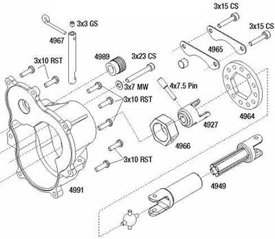 Traxxas Maxx Brake Cam, Blue Aluminum With Set Screw