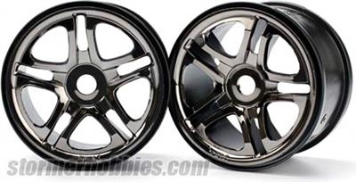 Traxxas Revo 3.3 Split Spoke 3.8" 17mm Rims, black (2)