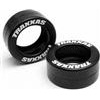 Traxxas Wheelie Bar Tires, rubber (2)