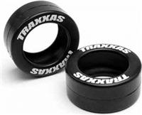 Traxxas Wheelie Bar Tires, rubber (2)