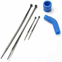 Traxxas Revo 3.3/Jato 3.3/Slayer Molded Pipe Coupler, Blue