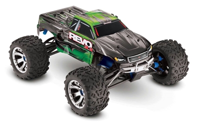 .Traxxas Revo 3.3 RTR 4wd Nitro Truck with green body