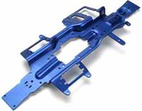 Traxxas Revo Chassis, blue aluminum