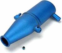 Traxxas Revo/Slayer Tuned Pipe, Blue Aluminum