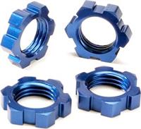 Traxxas Revo Platinum/Summit 17mm Wheel Nuts, Blue Aluminum (4)